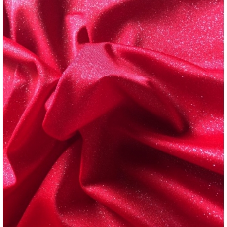 Lycra GLITTER RED (shine)